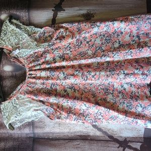 Women's Xhilaration Flower Print Tank